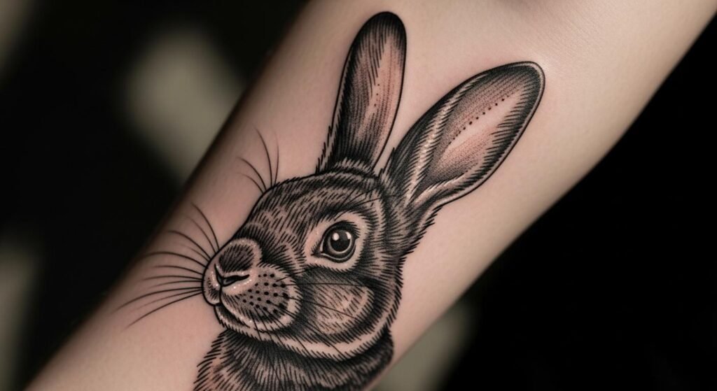 27 Stunning Black Rabbit Tattoo Ideas to Inspire Your Next Ink ...