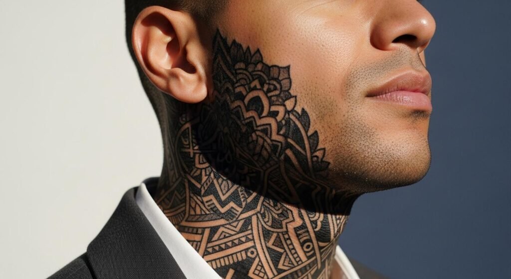 27 Bold Neck Tattoo Men Ideas That Boost Confidence – quickinklist.com
